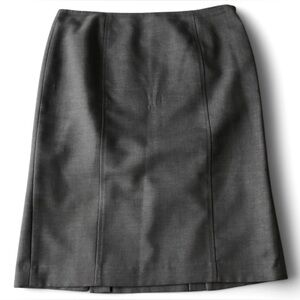 Kasper Y2K Women’s Grey Pencil Tailored Office Work Classic Skirt 8 Medium